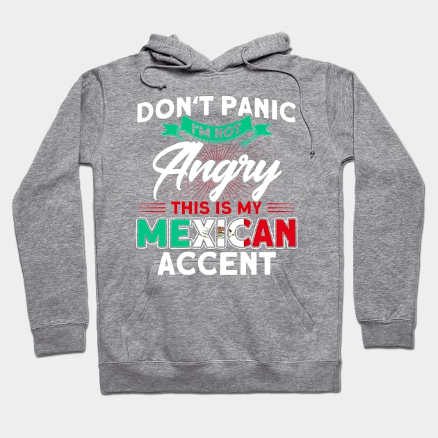 Mexico Mexican Accent Mexican Flag Pride Hoodie by Toeffishirts